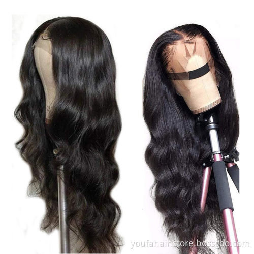 10A Grade 13*4 HD Lace Front Wig for Black Women Brazilian Remy Body Wave Human Hair 13x6 Lace Frontal Wig with Natural Hairline